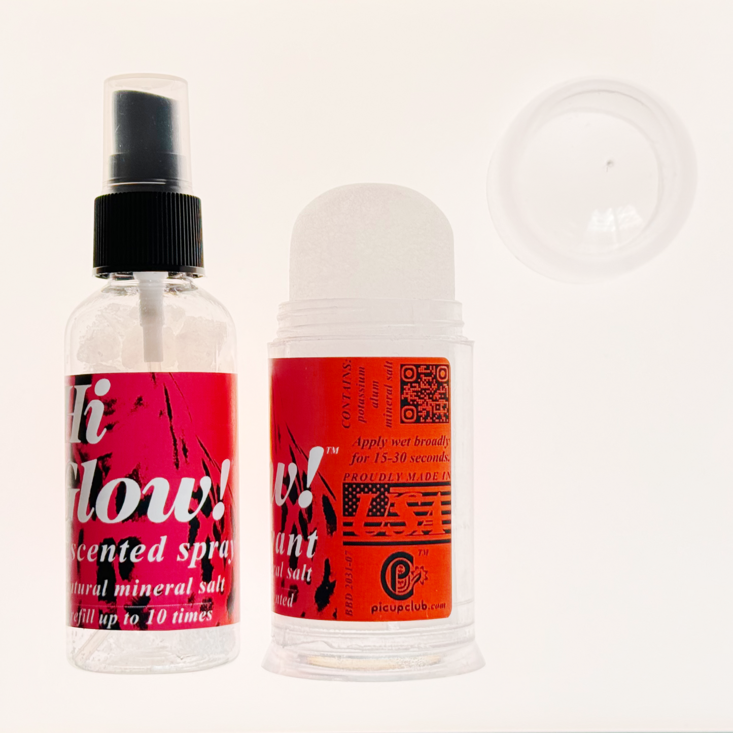High Glow! Natural Deodorant & Body Spray Duo