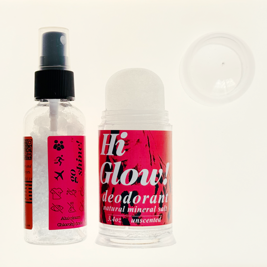 High Glow! Natural Deodorant & Body Spray Duo